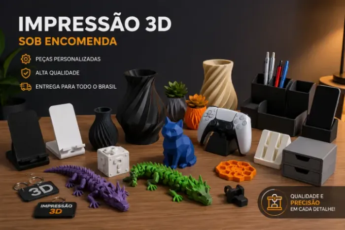 Impressão 3D Sob Encomenda | Peças Personalizadas