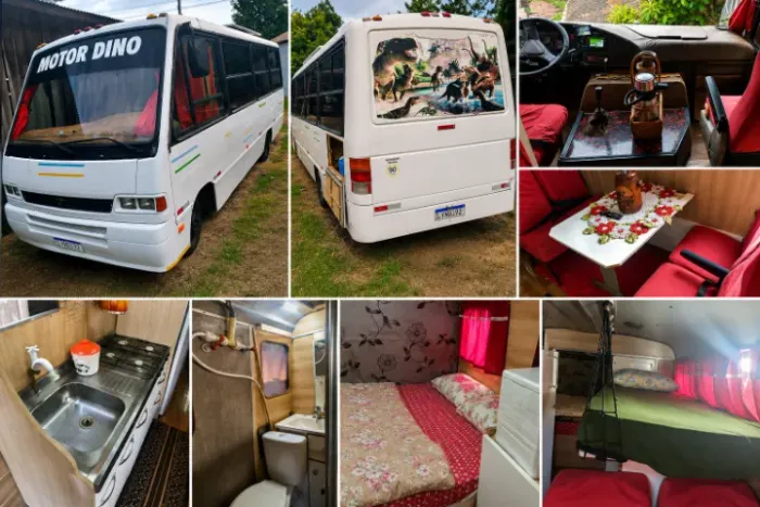 MOTORHOME AGRALE/MARCOPOLO 1998 - PRONTO PARA VIAJAR!