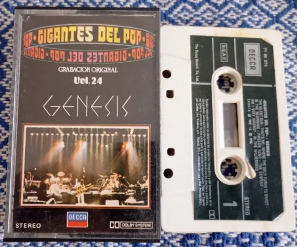 Fita Cassete K7 Genesis Gigantes Del Pop Vol. 24 Importado