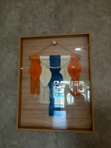 Quadro decorativo macramê