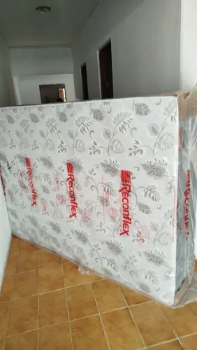 Cama Box Conjugada Casal Reconflex Espuma 55x138x188cm Fenix<br>