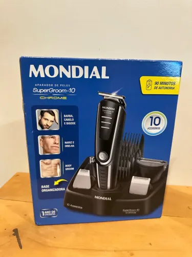 ? Aparador Mondial SuperGroom-10 ? Kit Completo com 10 Acessórios!