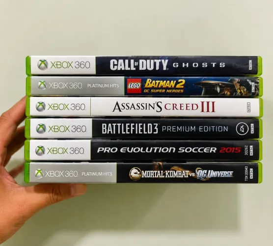 Lote com 6 Jogos Originais Xbox 360