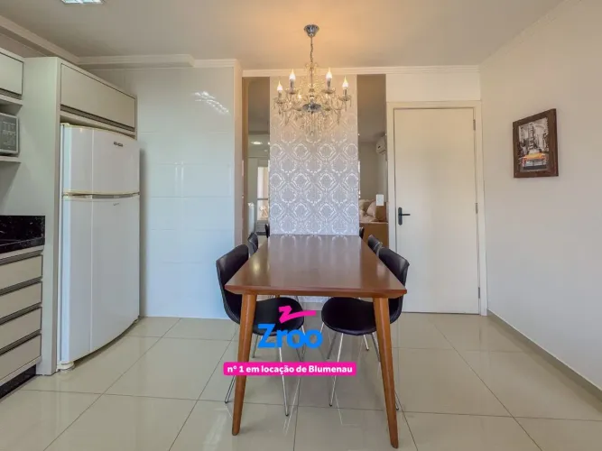 Apartamento com 2 dormitórios para alugar, 60 m² por R$ 2.300/mês - Água Verde - Blumenau/