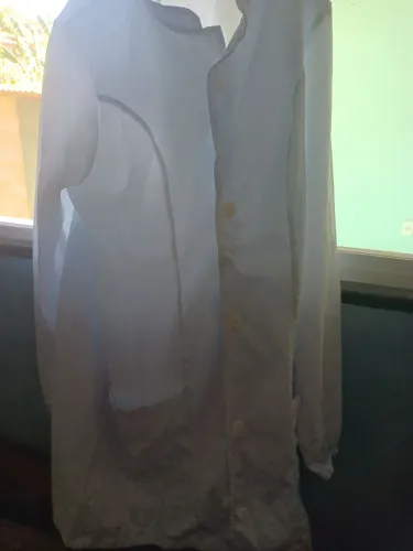 Jaleco branco unissex 