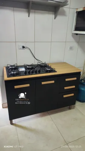 Kit fogão cooktop 5 bocas Itatiaia Mega chama com balcão