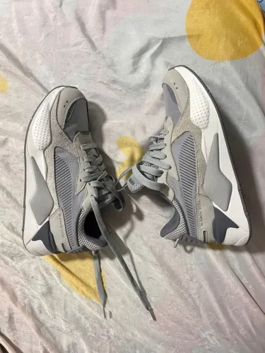 Tênis Puma RS-X Cinza e Branco - Semi-Novo