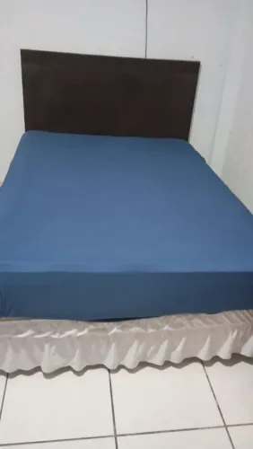 Cama box casal com cabeceira 
