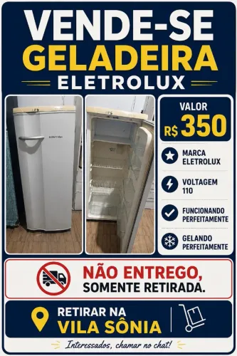 GELADEIRA FUNCIONANDO