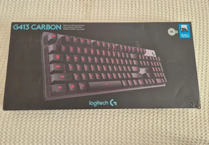 Teclado Mecânico Gamer Logitech G413 Carbon