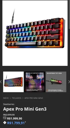 TECLADO MAGNÉTICO ÁPEX PRO MINI 