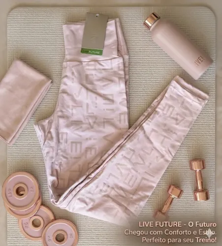 Legging live m - rosa bb