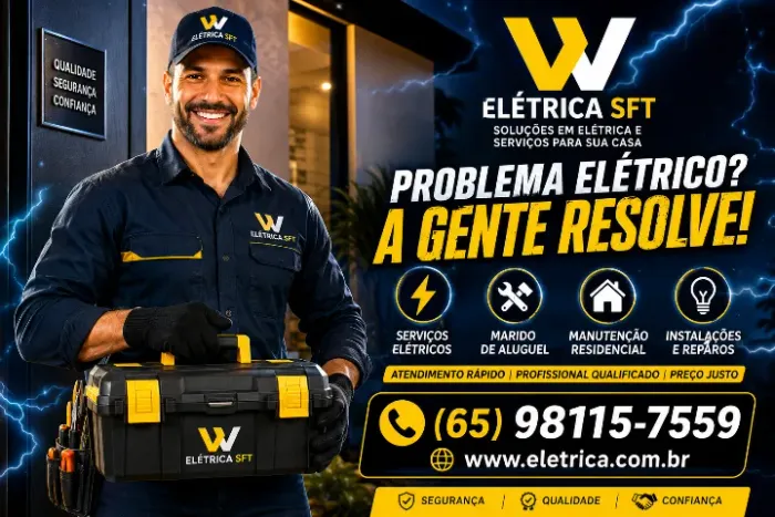 Eletricista e Marido de Aluguel | Atendimento Rápido
