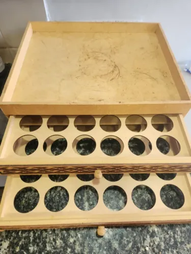 Porta Máquina E Porta Cápsulas Dolcegusto Em Mdf Cru