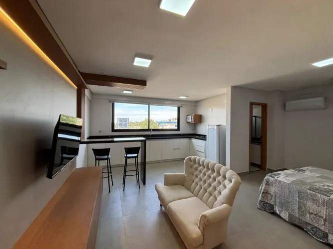 Flat Granado mobiliado em localização estratégica de Anápolis
