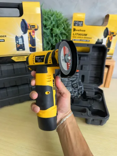 Esmerilhadeira Angular Portátil 12V | Sem Fio | Bateria de Lítio | Entrega Imediata