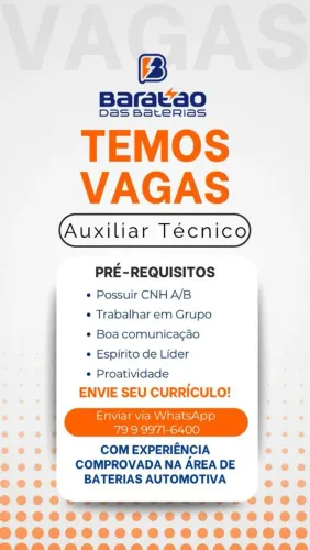 Vaga de emprego 
