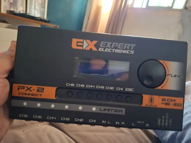 Processador de áudio expert 6 vias