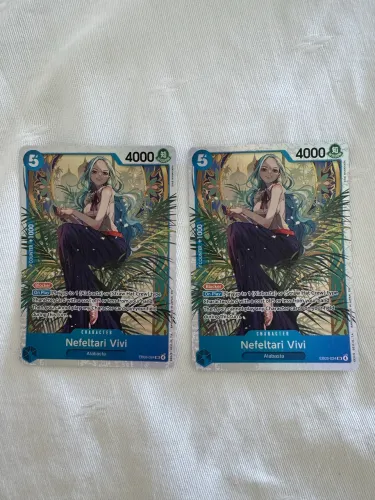 CARTA ONE PIECE ORIGINAL VIVI ARTE RARA NM FOIL (BRILHANTE) EB03 BANDAI