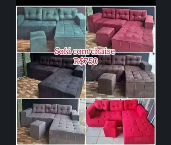 Sofá cheisse 3 lugares