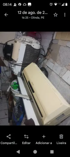 Ar condicionado um de 12 btu e outro de 9 btu os 2 por 1.000