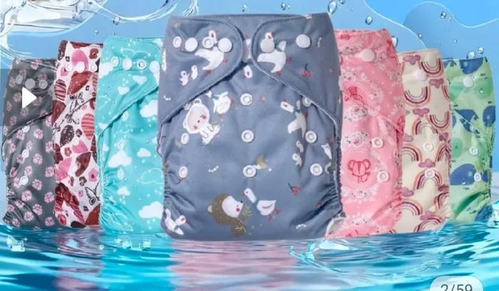 Fralda ecológica sirversas estampas