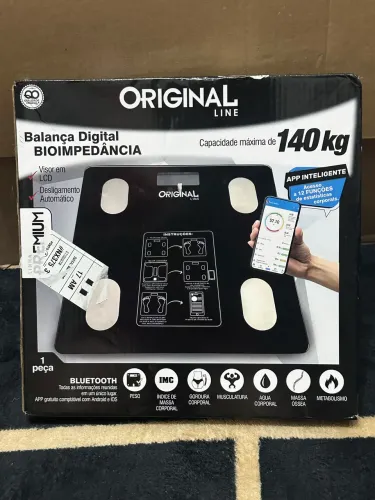Balança Digital de Bioimpedância Original Line - Até 140kg com Bluetooth