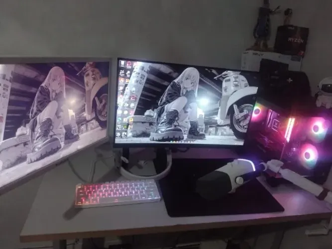 Pc gamer completo ryzen 7 5700x + rtx 5060  troco por iphone 17 poro max ou bike eletrica 