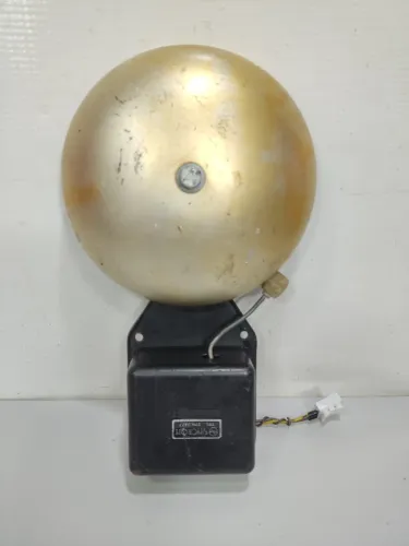 Sirene Campainha Sincron Retro Antiga Vintage Ac1 Dourado-escuro 127v (Usado)