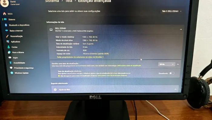 Monitor da Dell