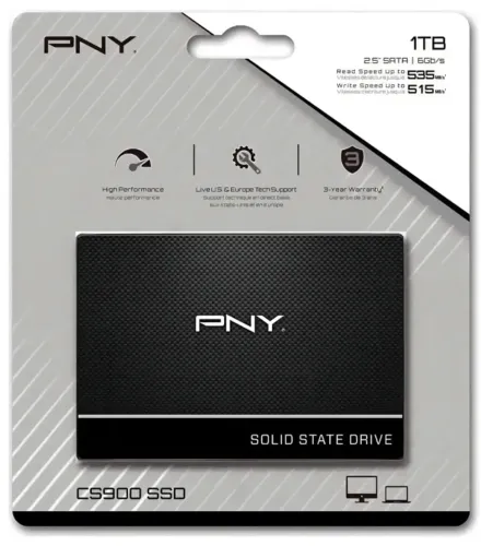 Disco Sólido Interno Pny Ssd7cs900-1tb-rb 1 Tb 560 Mb/s