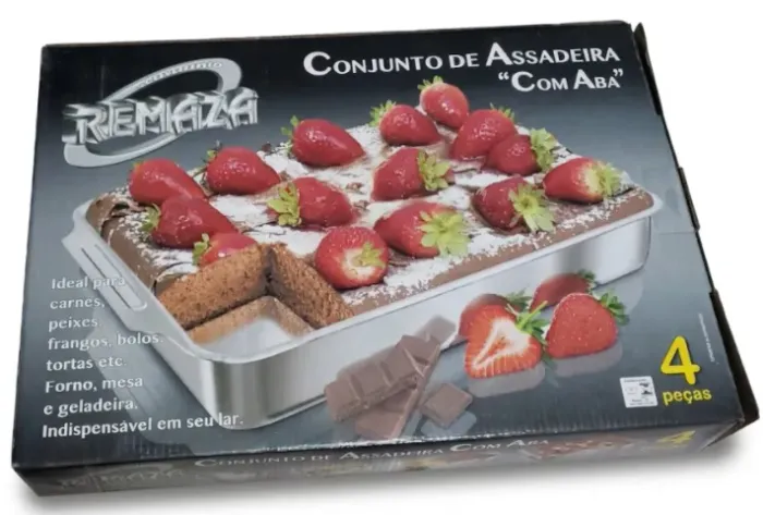 Assadeira 4 peças