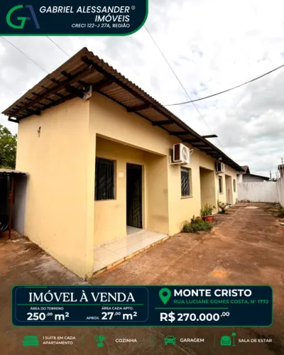 Rua Luciane Gomes Costa, n° 1772 - Monte Cristo.