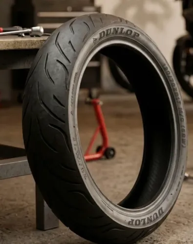 Par de Pneus Dunlop CB 500F (120/70-17 + 160/60-17) Usados