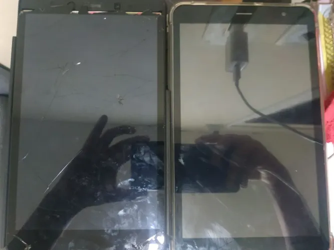 Tablet Multilaser 4g novo,com garantia,caixa e capinha e tablet Samsung tela quebrada 