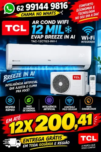 AR CONDICIONADO 12 MIL TCL