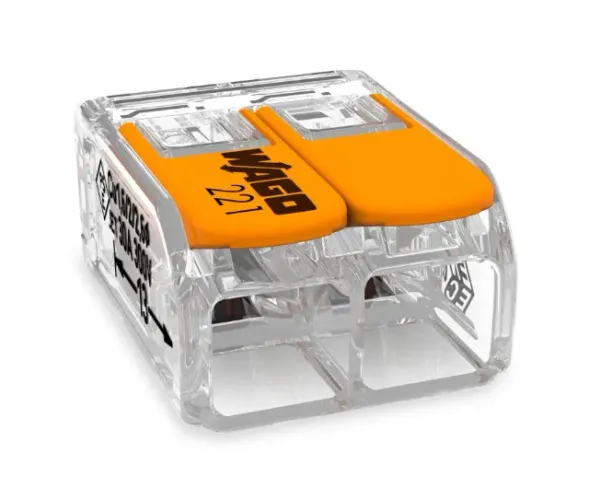 CONECTOR DE EMENDA 0,5 - 6,0MM 41A 2 POLOS 612 (WAGO) - OFERTA VALIDA ATÉ 14/08/26