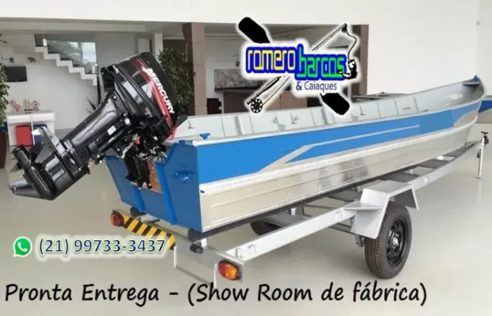 barco de 5 metros de aluminio borda extra alta