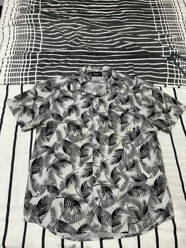 Camisa social estampada