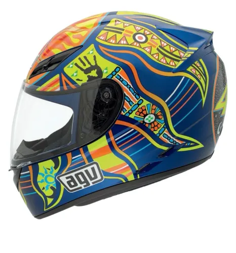 CAPACETE AGV FIVE CONTINENTS-SEM DETALHES + 3 VISEIRAS 