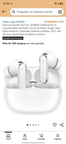 Fone de ouvido Huawei Freebuds Pro5