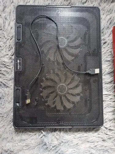 Base Cooler Notebook C3Tech - 2 Coolers - Até 15,6" - USB - Usada