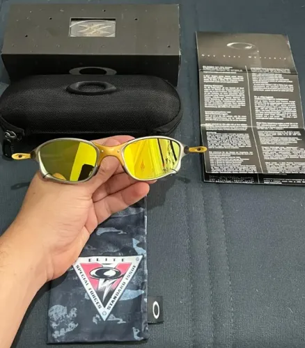 Óculos De Sol Oakley X Metal Double X 24k