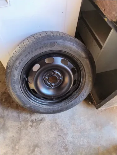 Roda aro 15 Volks pneu 195/55