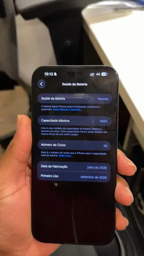 18 PRO MAX 512GB NOVO!