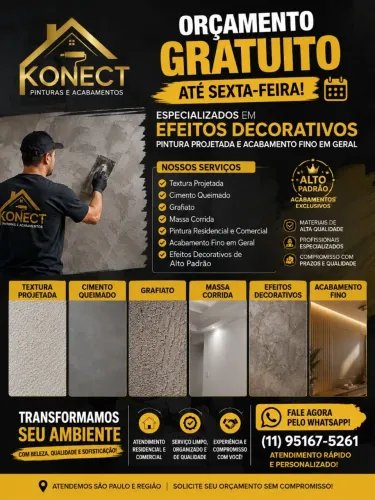 Pintura residencial, Acabamento, textura projetada 