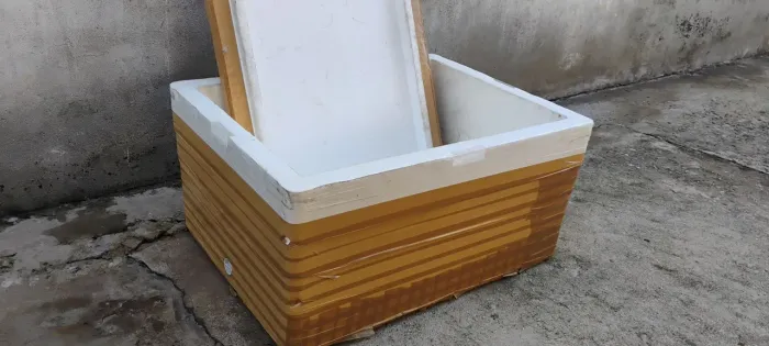 caixa térmica de isopor 120 litros
