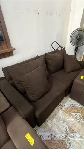 Sofá retrátil e inclinável 