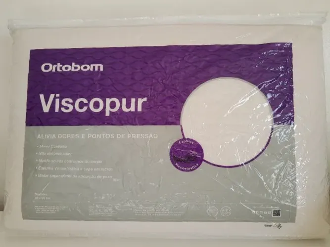 Travesseiro Viscoelástico Ortobom Novo