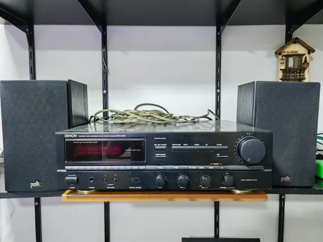 Receiver Denon DRA-635R + Caixas Polk Audio T15